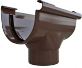 Воронка 82мм ПВХ коричневая Элит