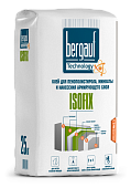 Клей для пенополистирола, минваты и нанесения армирующего слоя Bergauf Isofix, 25 кг