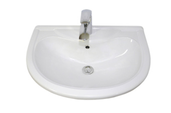 Умывальник ОК Престиж 63см с/о белый Стандарт (с пьедесталом)