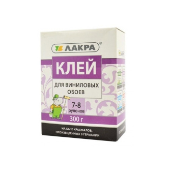 Клей Лакра для виниловых обоев 300г.