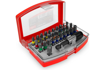 Набор бит 32 предмета  АДАПТЕР S2 VERTEXTOOLS