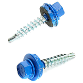 Саморез кровельный RAL 5005 4,8х70 (1250 шт.) //Daxmer Синий