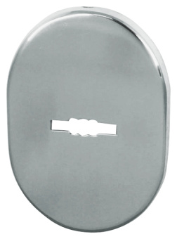 Декоративная накладка ESC 475 СP ХРОМ на сувальдный замок//FUARO