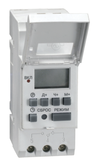 Таймер ТЭ15 цифровой 16А 230В на DIN-рейку ИЭК (упак.100/1)