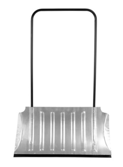 Движок для снега оцинкованный 735*385*1120мм стальная ручка Сибртех 61698