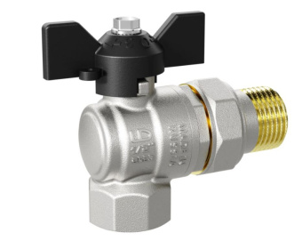Кран шаровый 1/2" в/н американка угловой бабочка Ру-40 LD Pride Кран шаровый 1/2" в/н американка угловой бабочка Ру-40 LD Pride