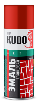 Эмаль универсальная KUDO KU-1003 красная RAL 3020