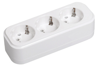 Колодка 3-х местная з/к К03 CLASSIC IEK (упак.152/38)