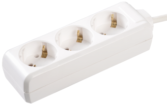 Удлинитель быт. з/к 3 места/5метра 3500Вт 16А/250В (ПВС 3х1) У03 ИЭК (упак.48/1)