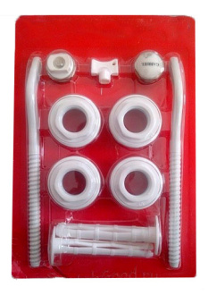 Комплект для монтажа радиаторов 3/4" с 2-мя кронштейнами (11 предметов)