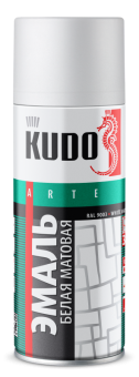 Эмаль универсальная KUDO KU-1101 белая матовая RAL 9003