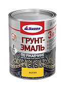 Грунт-эмаль 3 в 1 по ржавчине Диола-520 жёлтый 1,7 кг