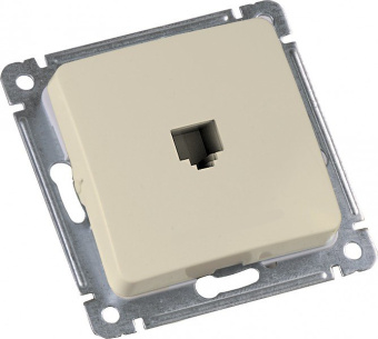 Механизм розетки СП 1-мест. RJ45 MASTER, цвет слоновая кость (упак.24)