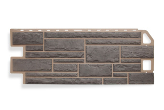 Фасадная панель Камень серый 1,14*0,48м
