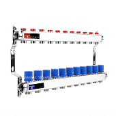 Блок коллекторный с настроечными клапанами 1 "хЗ/4"х11  (без концевиков)  (Varmega)