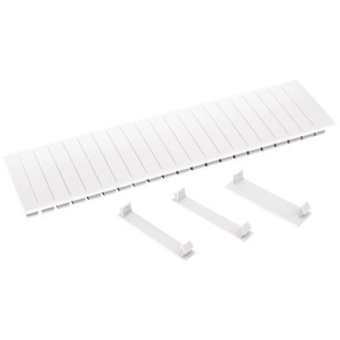 Заглушка  12 модулей серая (упак.800/100)