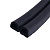 Уплотнитель Remontix D100 9*8мм самоклеящийся черный 1X