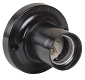 Пкб27-04-К21 Патрон потолочный карболитовый, Е27, черный IEK (упак.200/50)