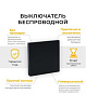 Выключатель дистанционного управления одноклавишный TM81, черный