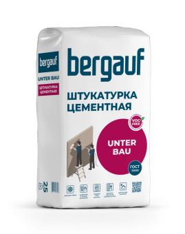Цементная штукатурка Bergauf Unter Bau, 25 кг Цементная штукатурка Bergauf Unter Bau, 25 кг