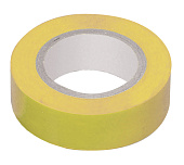 Изолента 0,13х15 мм желтая 20 метров ИЭК (упак.200/200)