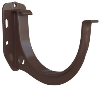 Кронштейн желоба ПВХ коричневый Элит