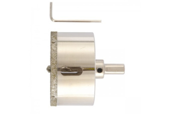 Сверло алмазное по керамограниту 85 67 мм 3-гранный хвостовик Matrix