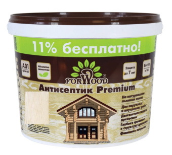 Антисептик FORWOOD ВДПФ-1601 белый 3 л