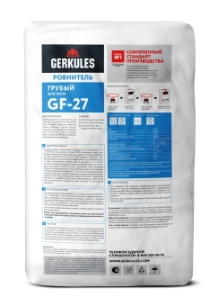Грубый ровнитель для пола Геркулес GF-27, 25 кг Грубый ровнитель для пола Геркулес GF-27, 25 кг