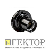 Патрон Е27Ф П-01 Е27 карболитовый потолочный IN HOME (упак.10шт/кор.400шт)