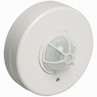 Датчик движения ДД 024 белый, макс.нагруз.1100Вт, угол обз.120-360гра, дальн-ть 6м, IP33 (упак.10)