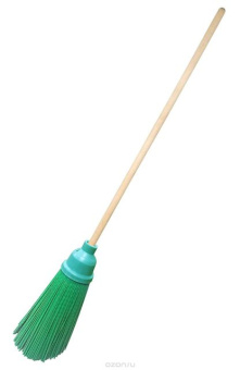 Метла полипропилен с оплеткой ЧИСТЮЛЯ КРУГЛАЯ 19741