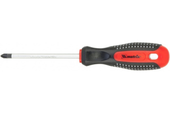 Отвертка PZ2*100 мм CrV 3-х компонентная рукоятка Fusion Anti-Slip MATRIX 11403