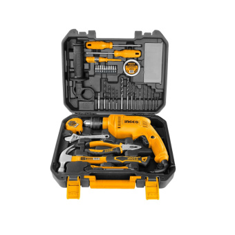 Набор дрель и ручной инструмент 115 предметов INGCO HKTHP11151