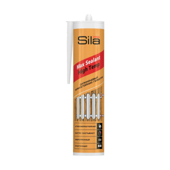 Герметик термостойкий SILA Pro Max Sealant High Temp красный +250C 280мл Герметик термостойкий SILA Pro Max Sealant High Temp красный +250C 280мл