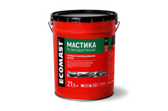 Мастика резинобитумная ECOMAST  21,5л