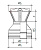 Оголовок нерж, нерж. d150/230 0,5мм/0,5мм