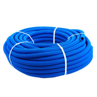 Кожух синий гофрированный D32 (вн d27мм) Бухта - 50 м.  "РТП" Кожух синий гофрированный D32 (вн d27мм) Бухта - 50 м.  "РТП"