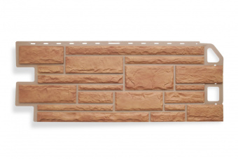 Фасадная панель Камень бежевый 1,14*0,48м
