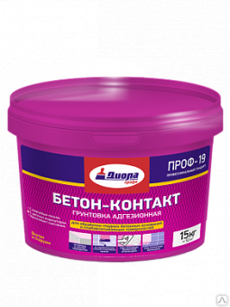 Бетон Контакт грунтовка ДИОЛА ПРОФ СТ-19 15 кг