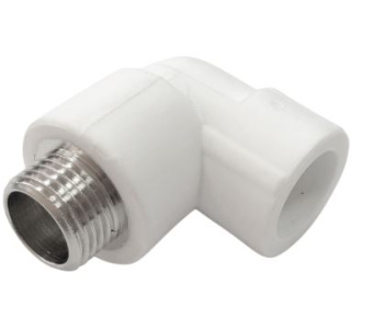 Угол полипропиленовый НР 32х 3/4" Valfex