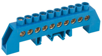 Шина N "ноль" в комб DIN-изол "Стойка" ШНИ-8х12-10-КС-С ИЭК