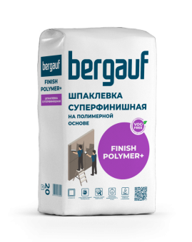 Шпаклевка белая полимная Bergauf Finish Polymer, 20 кг