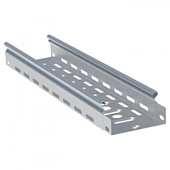 Лоток перфорированный металлический 50х100х3000-0.55мм EKF L5010001-0,55 (упак.6м)