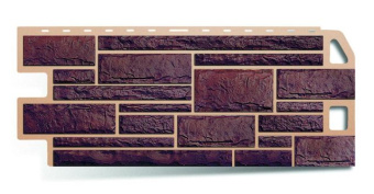 Фасадная панель Камень жжёный 1,14*0,48м