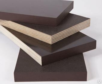 Фанера березовая ламинириованная Заринск 18мм 1,220*2,440 мм, сорт 1/1