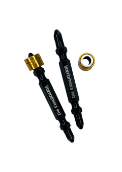 Бита PH 2*65 мм двухсторонняя VERTEXTOOLS БТ-PH2-65-2 2 шт