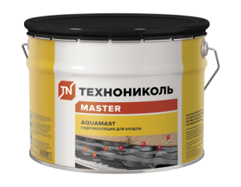 Мастика битумно-резиновая  для кровли AquaMast 10кг