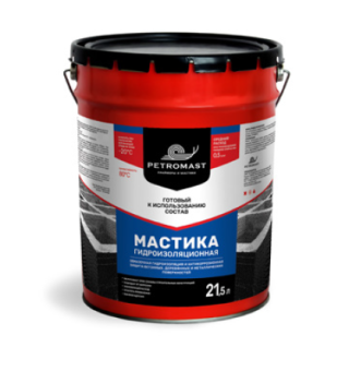 Мастика гидроизоляционная PETROMAST  21,5л