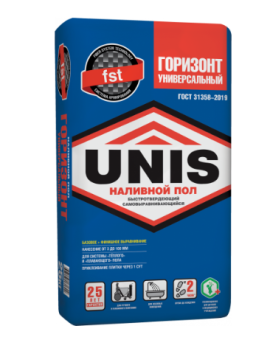 Наливной пол Горизонт УБТ универсальный ЮНИС, 25 кг